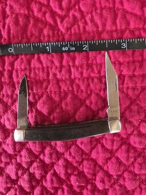 Sabre 637 Pocketknife Stainless Hong Kong 1950-70's Peanut Style EUC